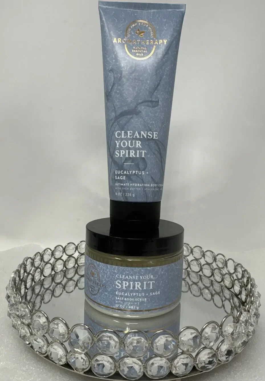 Bath & Body Works Aromatherapy Cleanse Your Spirit Eucalyptus Sage Set NWT